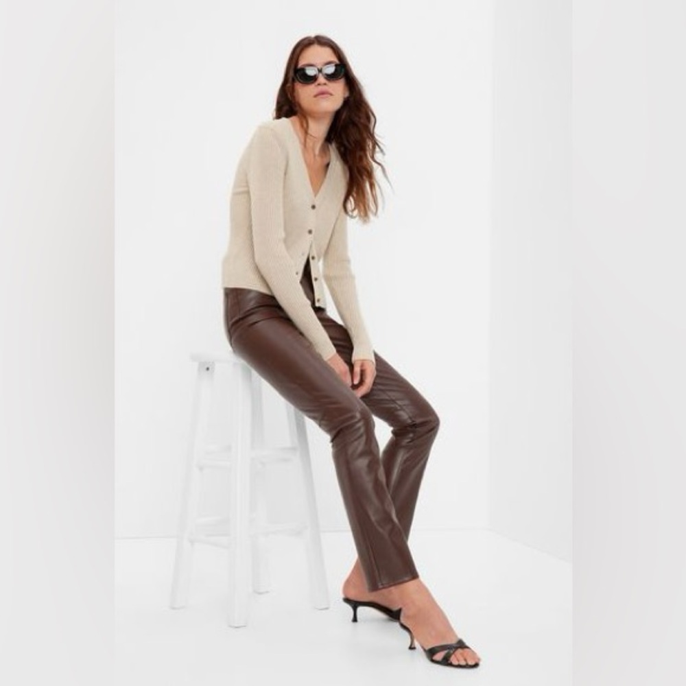 NWT GAP Pleather Skinny Pants